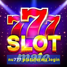 nu777 plataforma login