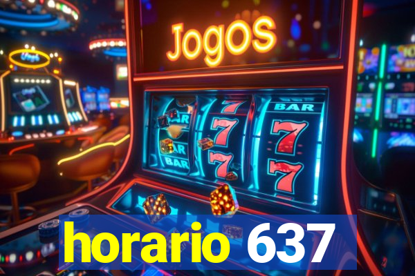 horario 637