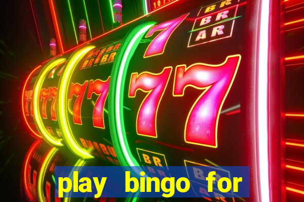 play bingo for money online