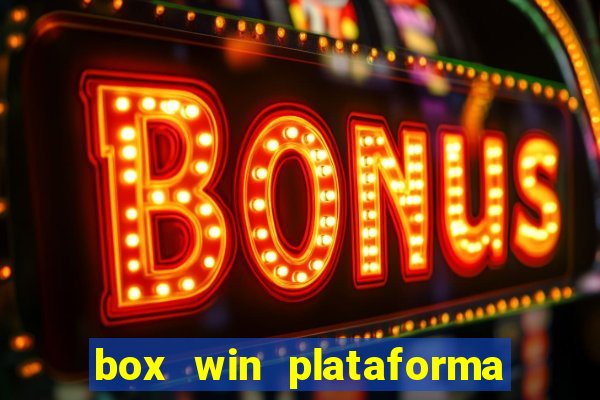 box win plataforma de jogos