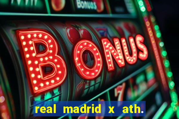 real madrid x ath. bilbao palpite