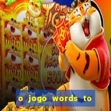 o jogo words to win paga mesmo