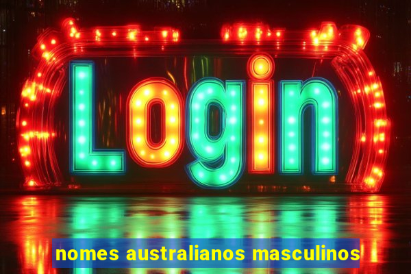 nomes australianos masculinos