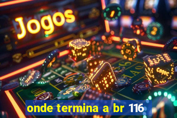 onde termina a br 116