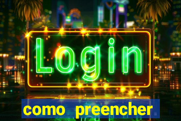 como preencher recibo de pagamento