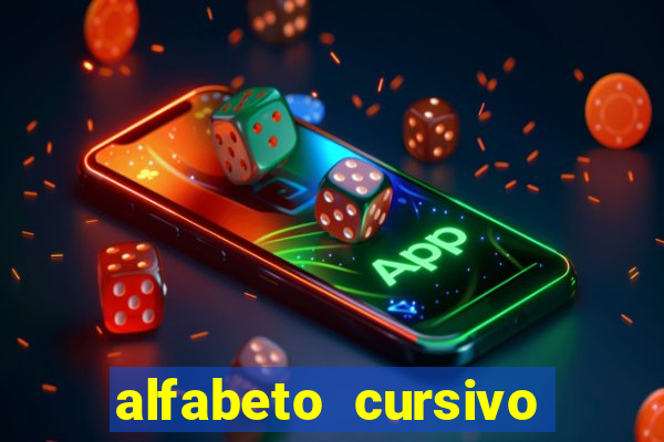 alfabeto cursivo pontilhado para imprimir pdf