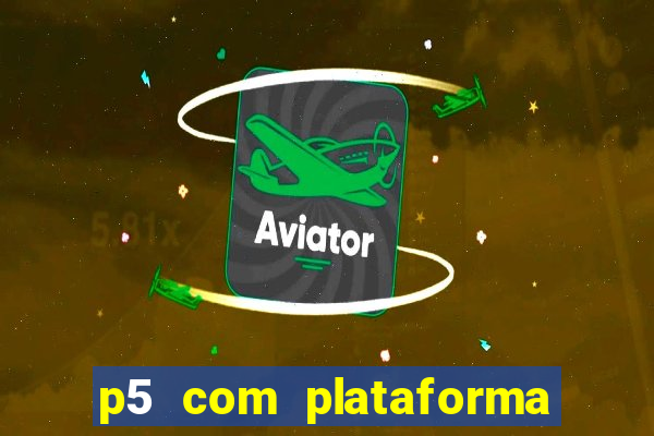 p5 com plataforma de jogos