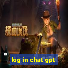 log in chat gpt