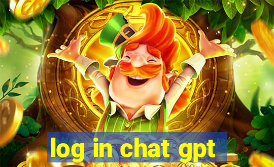 log in chat gpt