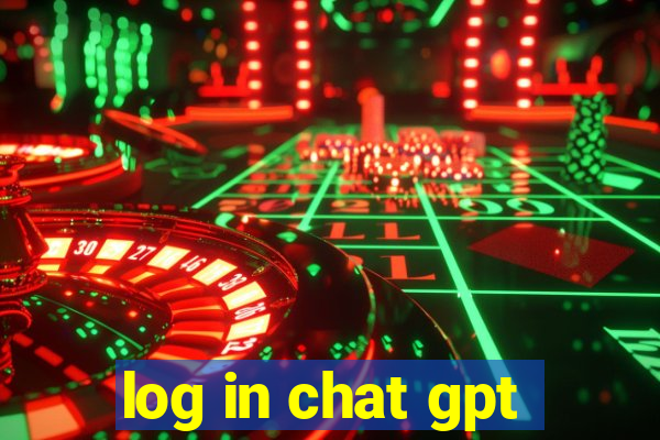 log in chat gpt