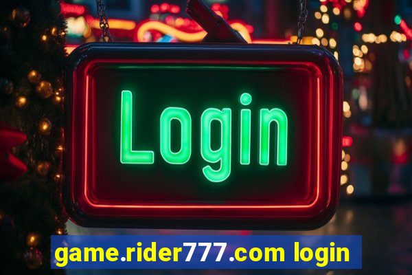 game.rider777.com login