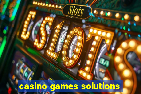 casino games solutions