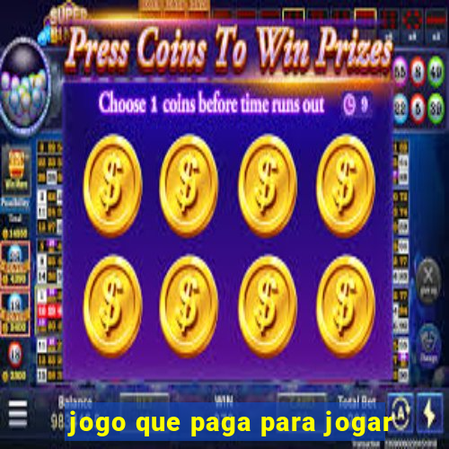 jogo que paga para jogar