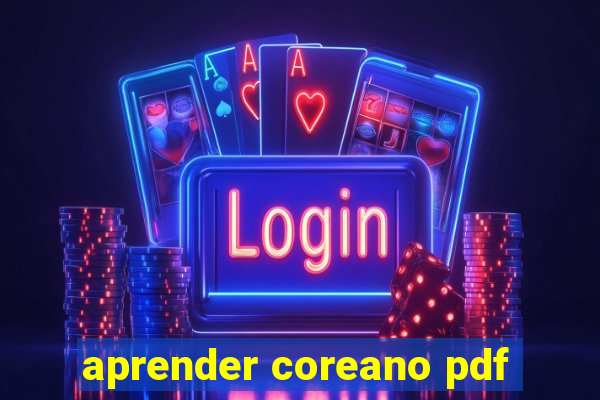 aprender coreano pdf