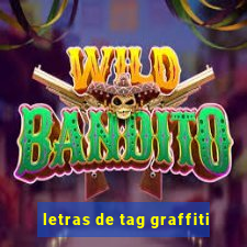 letras de tag graffiti