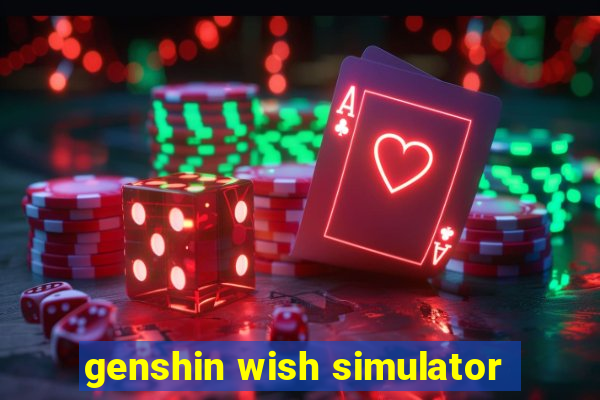 genshin wish simulator