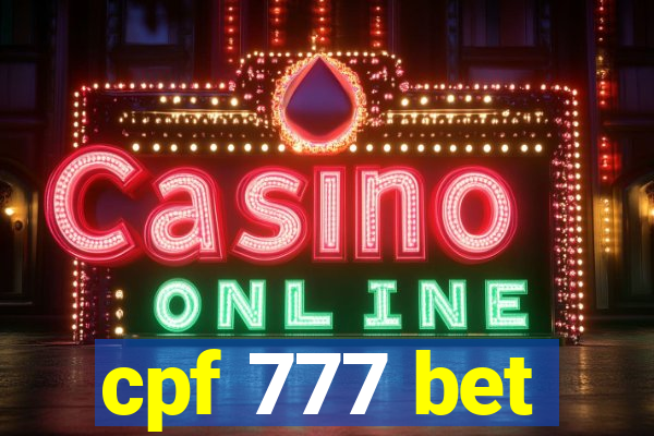 cpf 777 bet