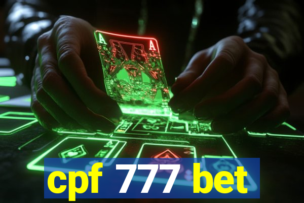 cpf 777 bet