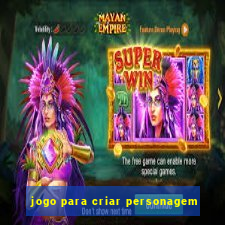 jogo para criar personagem