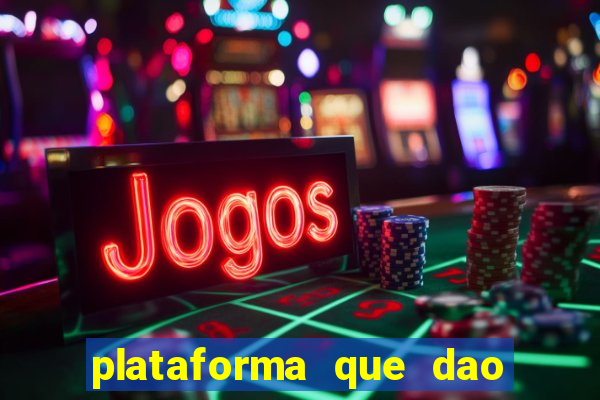 plataforma que dao bonus no cadastro