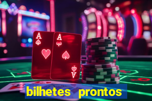 bilhetes prontos apostas esportivas