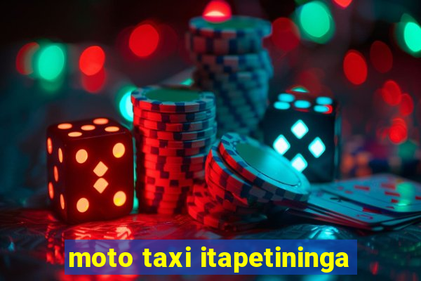 moto taxi itapetininga