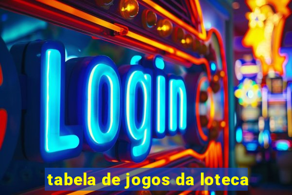 tabela de jogos da loteca