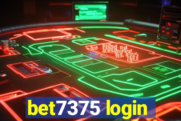 bet7375 login