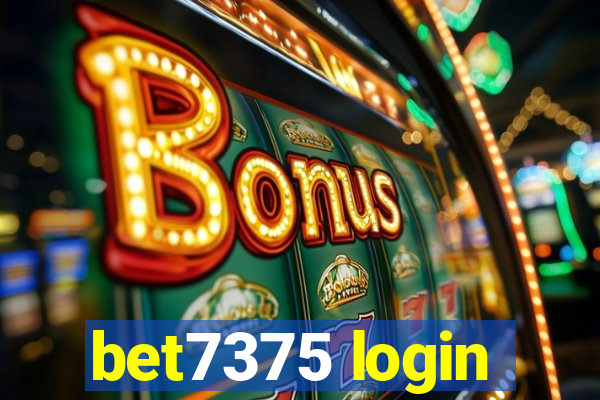 bet7375 login