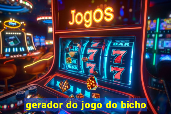 gerador do jogo do bicho