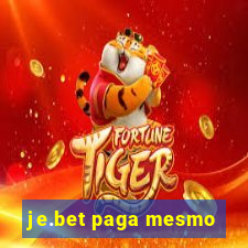 je.bet paga mesmo