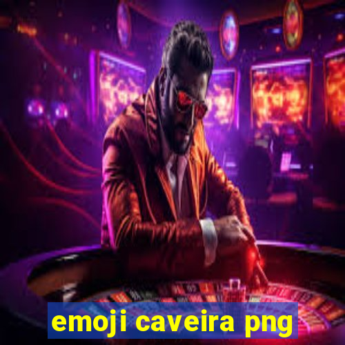 emoji caveira png