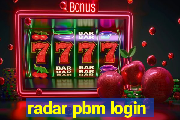 radar pbm login