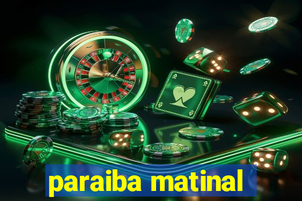 paraiba matinal