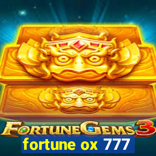 fortune ox 777