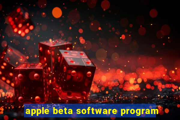 apple beta software program