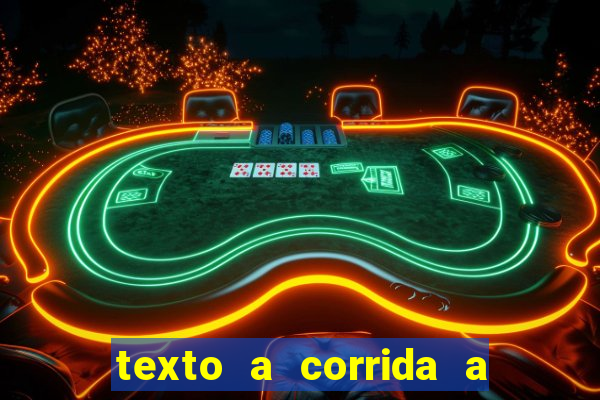 texto a corrida a lagarta lili