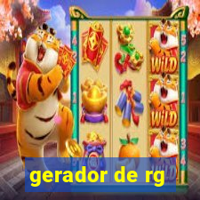 gerador de rg