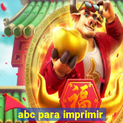 abc para imprimir