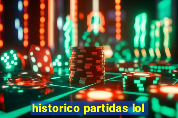 historico partidas lol