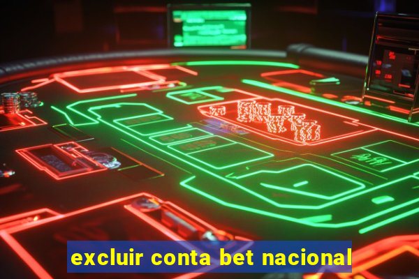 excluir conta bet nacional