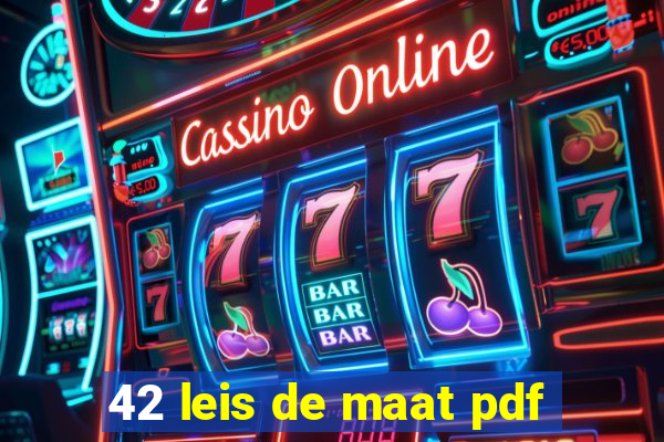 42 leis de maat pdf