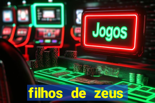 filhos de zeus mitologia grega