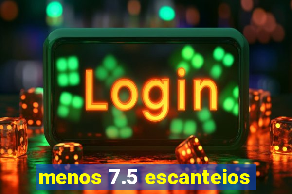 menos 7.5 escanteios