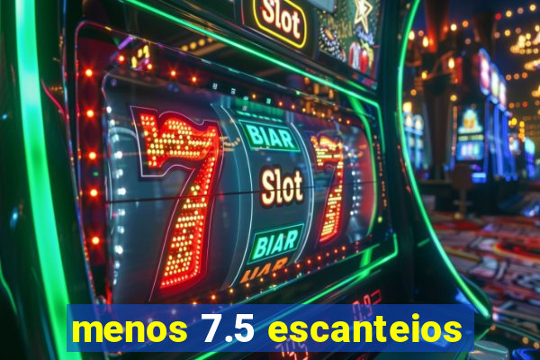 menos 7.5 escanteios