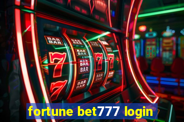 fortune bet777 login