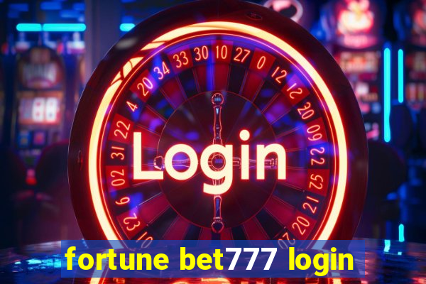 fortune bet777 login