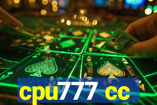 cpu777 cc