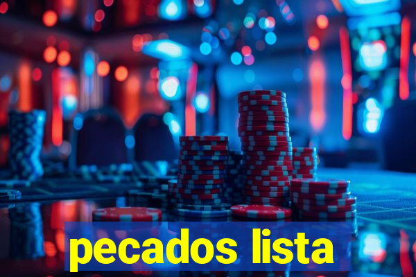 pecados lista