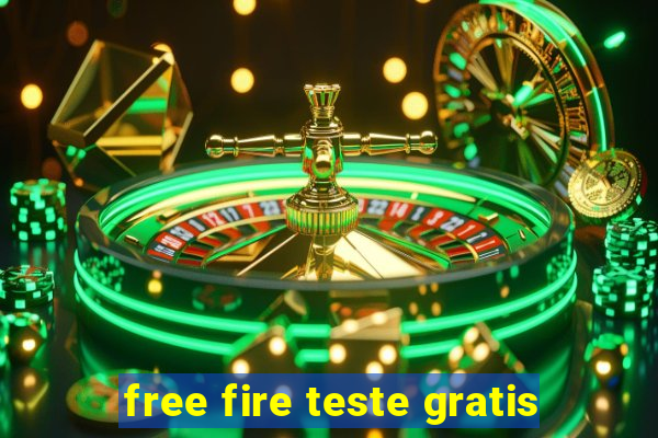 free fire teste gratis